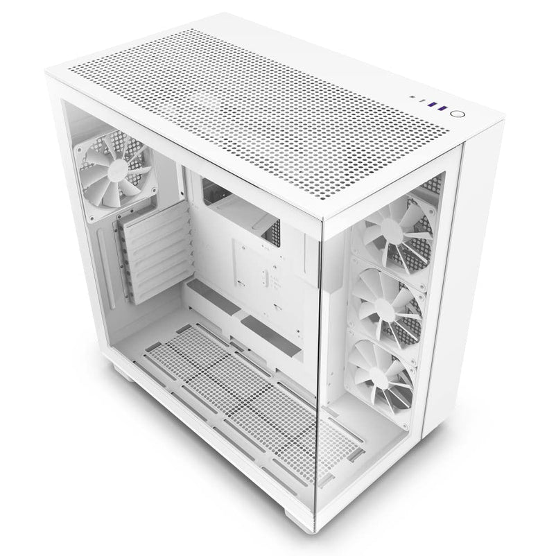 H9 Flow Dual-Chamber ATX Mid-Tower PC Gaming Case