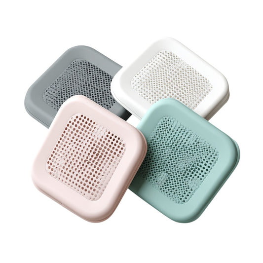 Kedrf Minimalist Square Suction Cup Silicone Drain Cover (Set of 4)
