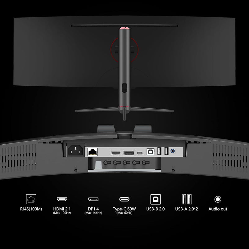 INNOCN 49" Curved Gaming Monitor, 144Hz, HDR400, USB-C, 49C1G