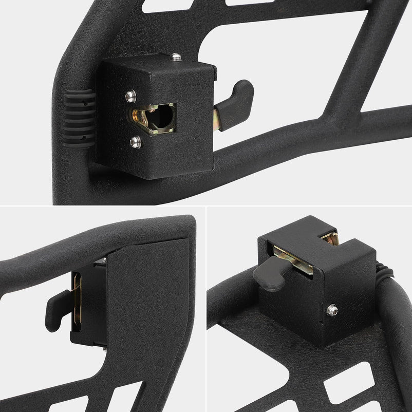 Off Road Safari Tubular Doors Compatible with 2018-2023 Wrangler JL 4 Door – Set of 4 Fat Tube Half Doors for Adventure