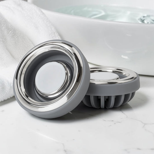 Kedrf Universal Pop-Up Silicone Tub Drain Plug (Set of 2)